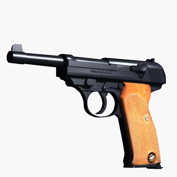 maya german walther pistol - walther cal. 9mm by Sandu_Bublic