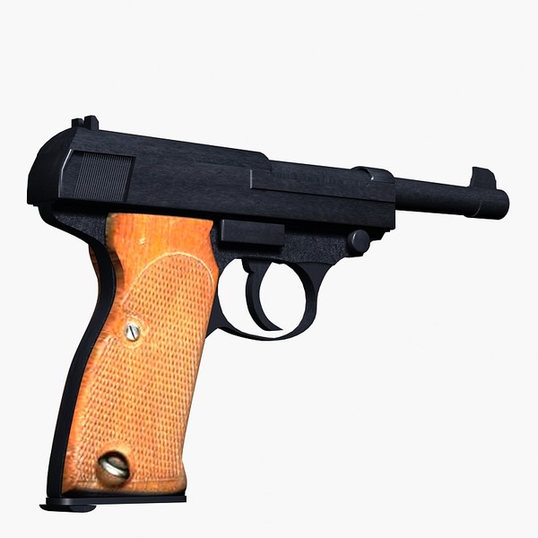 maya german walther pistol - walther cal. 9mm by Sandu_Bublic