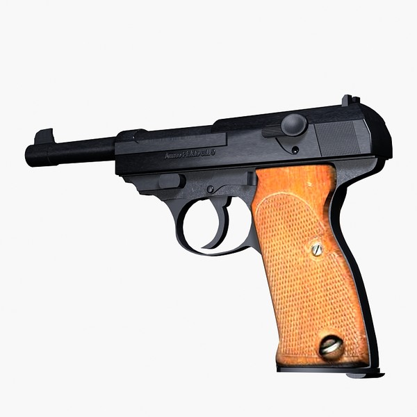 maya german walther pistol - walther cal. 9mm by Sandu_Bublic
