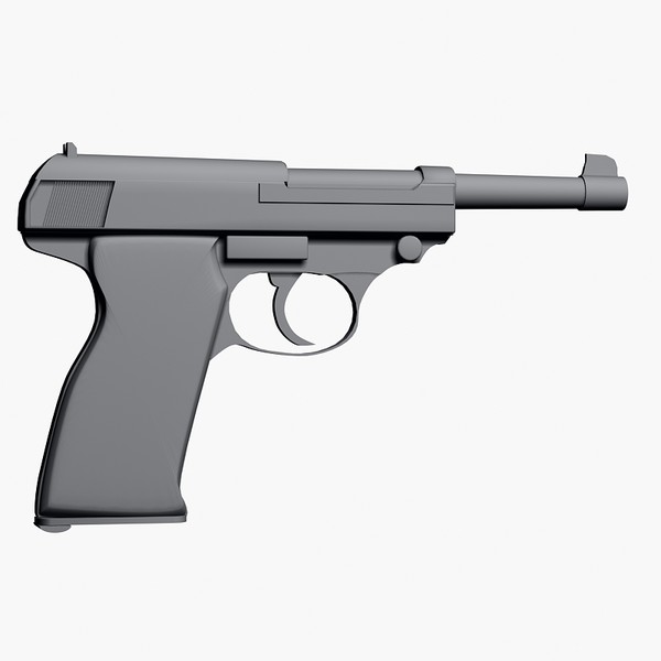 maya german walther pistol - walther cal. 9mm by Sandu_Bublic
