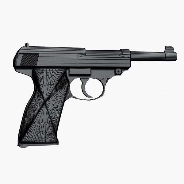 maya german walther pistol - walther cal. 9mm by Sandu_Bublic