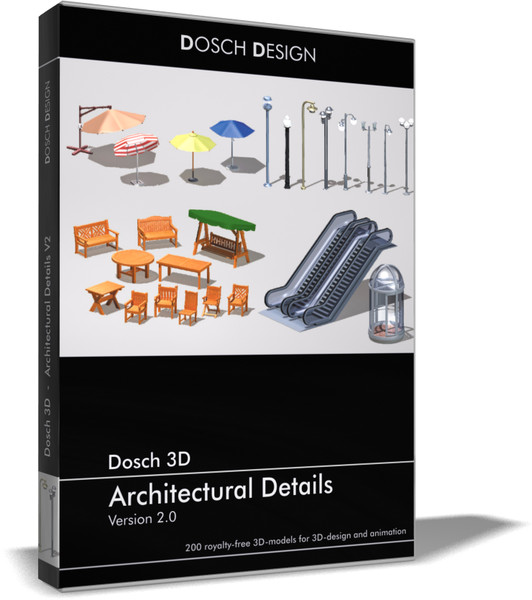 architectural 3d 3ds - DOSCH 3D - Architectural Details V2 by Dosch Design