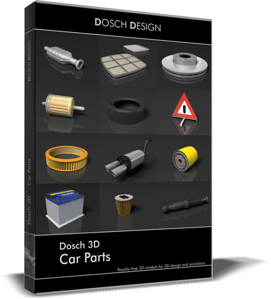 3d car dosch parts model - DOSCH 3D - Car Parts by Dosch Design