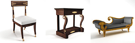 3d antique furniture dosch model - DOSCH 3D - Antique Furniture by Dosch Design