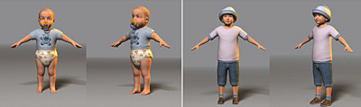 maya babies children teens dosch - DOSCH 3D - Children & Teens by Dosch Design