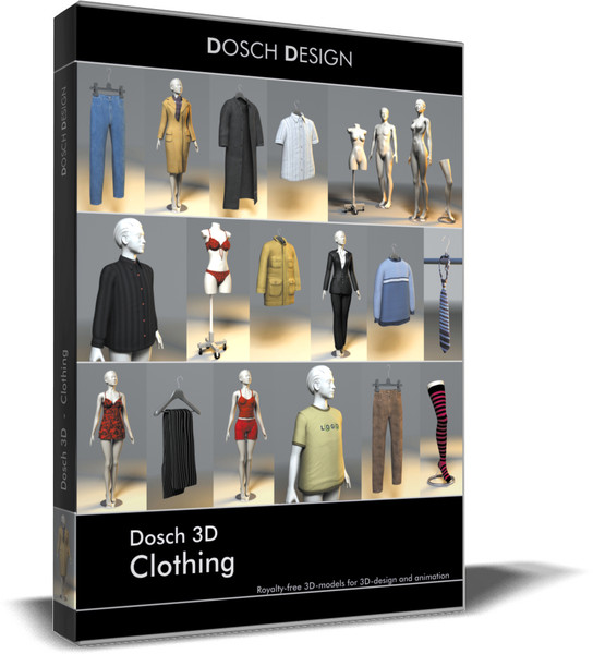 clothes dosch 3d: max - DOSCH 3D: Clothing... by Dosch Design