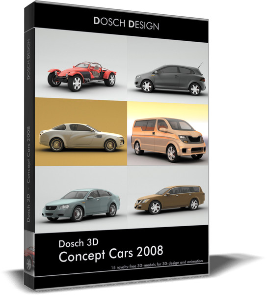 concept cars 3d 3ds - DOSCH 3D - Concept Cars 2008 by Dosch Design