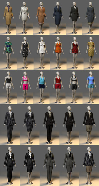 clothes dosch 3d: max - DOSCH 3D: Clothing... by Dosch Design