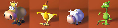 comic characters v2 3d model - DOSCH 3D - Comic Characters V2 by Dosch Design