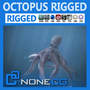 rigged octopus 3d model