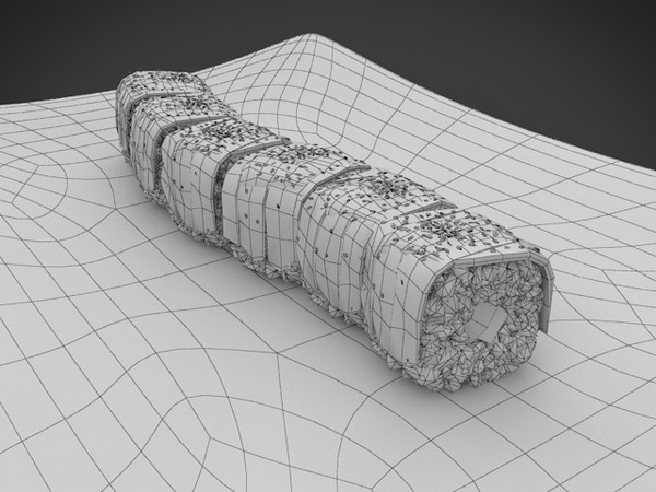 3d model sushi green dragon - sushi green dragon by denisVFX
