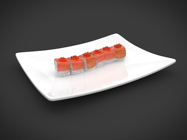 3d max sushi red dragon - sushi red dragon by denisVFX