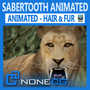 3d sabretooth fur animation