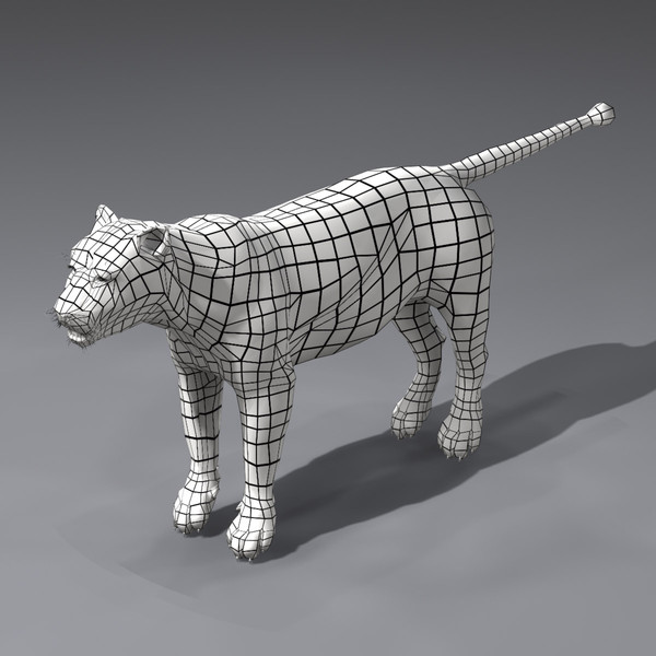 3d rigged animation - Rigged and Animated Felines Pack by NONECG