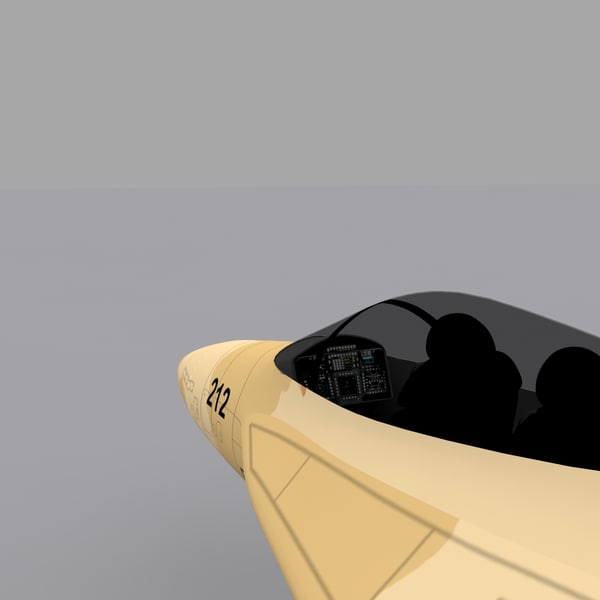 f a-18 hornet fighter jet 3d fbx - F/A-18 Super Hornet Desert by AcharyaD