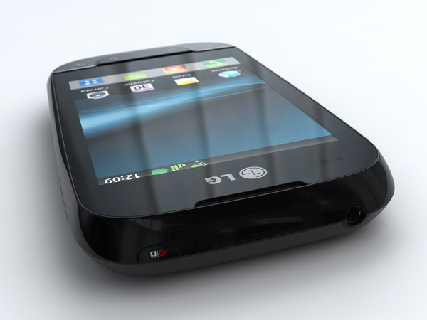 lg optimus net 3d model - LG Optimus Net by cgmobile02