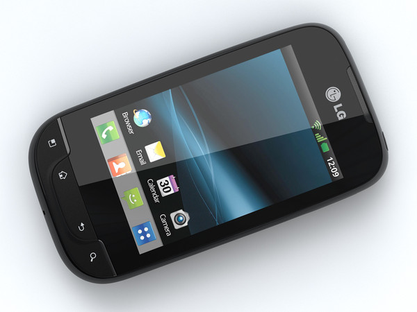 lg optimus net 3d model - LG Optimus Net by cgmobile02