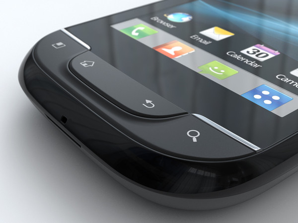 lg optimus net 3d model - LG Optimus Net by cgmobile02