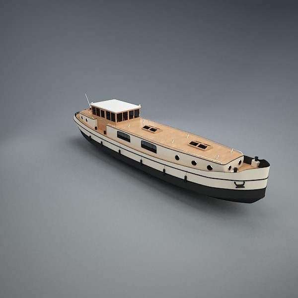 dutch barge home 3d model - Dutch Barge Home by QLEE