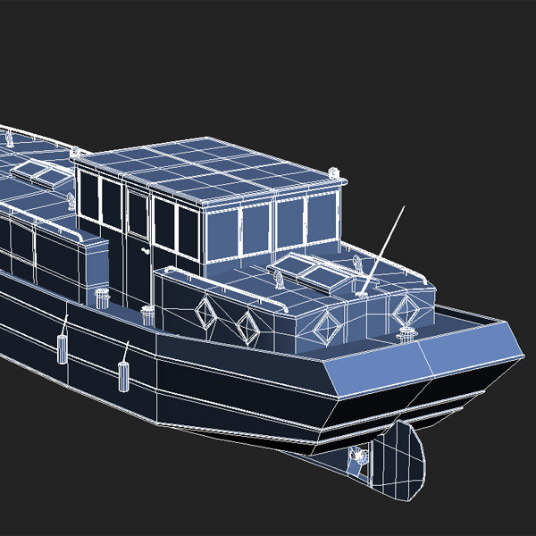 dutch barge home 3d model - Dutch Barge Home by QLEE
