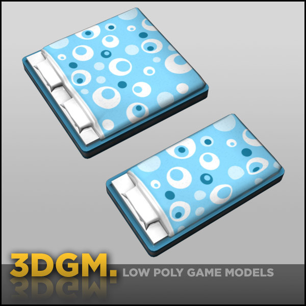 bed retro design 3d obj - bed retro design 3DGM by 3D Game Models