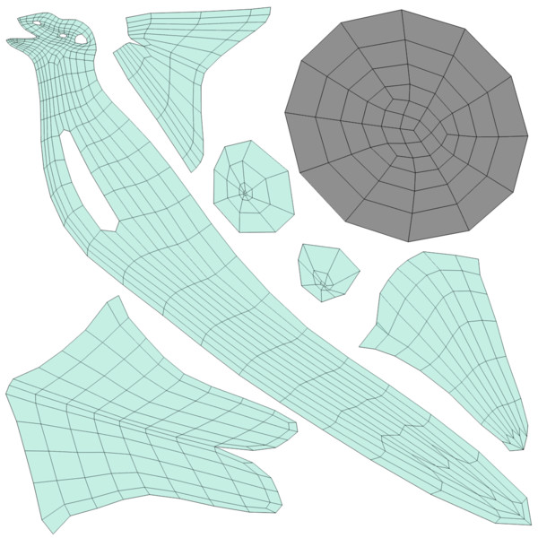 dragon sea 3d model - Sea Dragon for game by fantazir