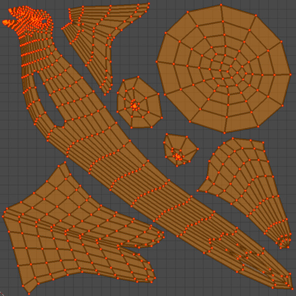 dragon sea 3d model - Sea Dragon for game by fantazir