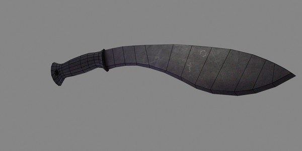 maya cold steel kukri machete - Photoreal Cold Steel Kukri Machete by CodeVeroby