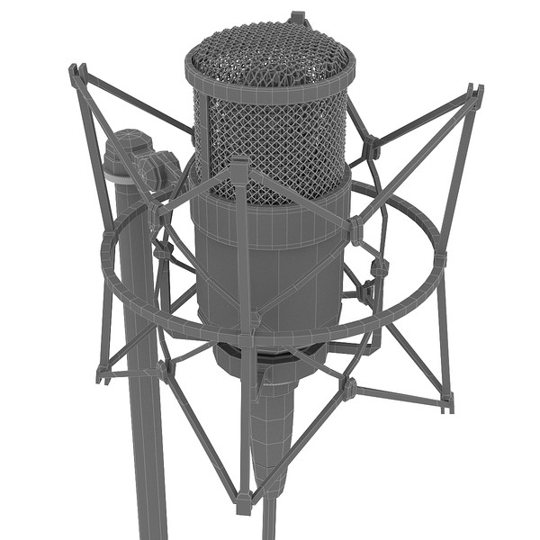 3d condenser microphone - Microphone... by RomanPritulyak