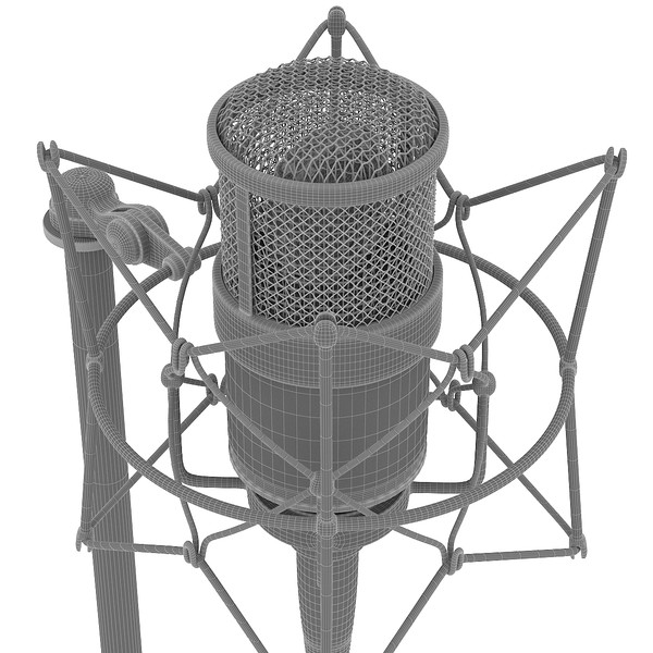 3d condenser microphone - Microphone... by RomanPritulyak