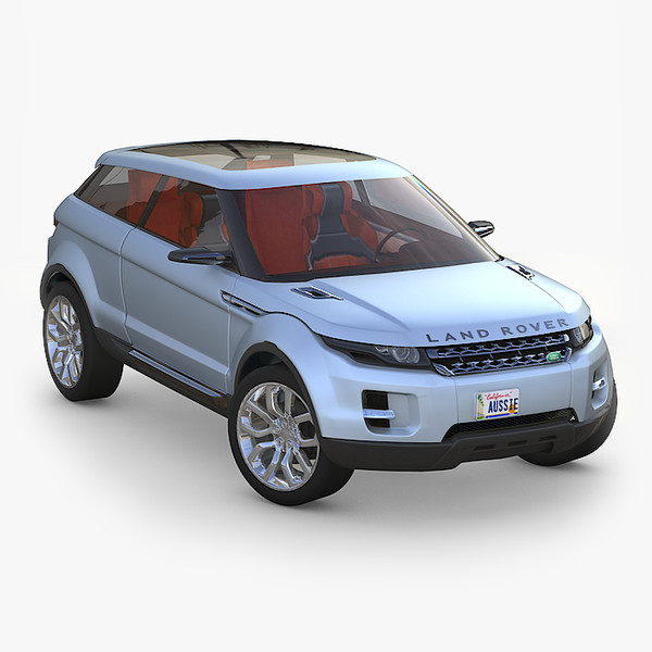 land rover lrx concept 3d model - Land Rover LRX Concept (2008) by NesAn Studio