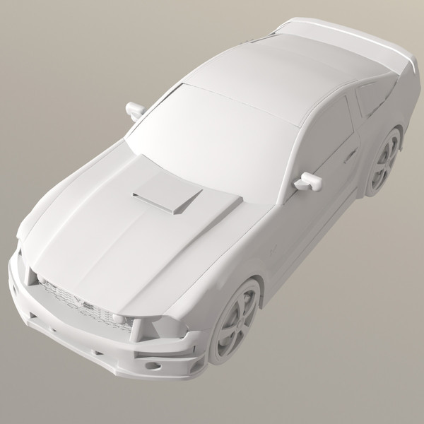 3d model car sport - Mustang Phoenix by KeremGogus