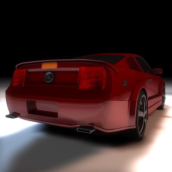 3d model car sport - Mustang Phoenix by KeremGogus