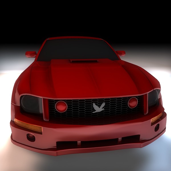 3d model car sport - Mustang Phoenix by KeremGogus