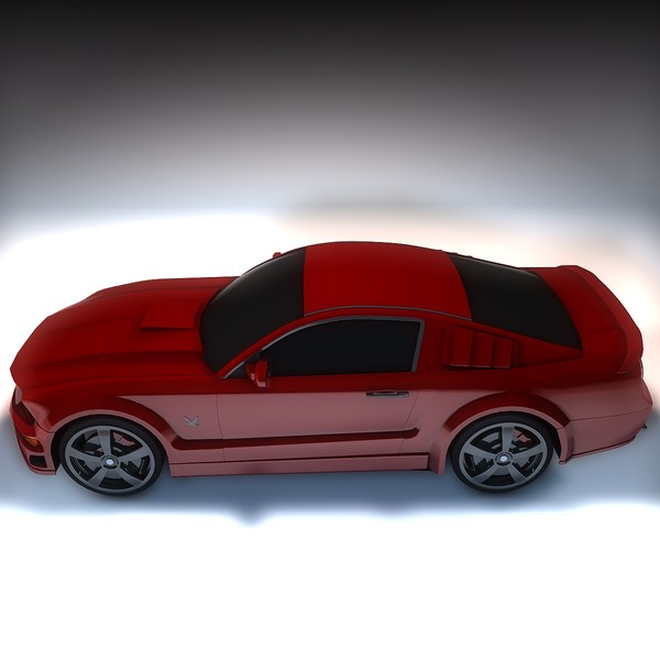 3d model car sport - Mustang Phoenix by KeremGogus
