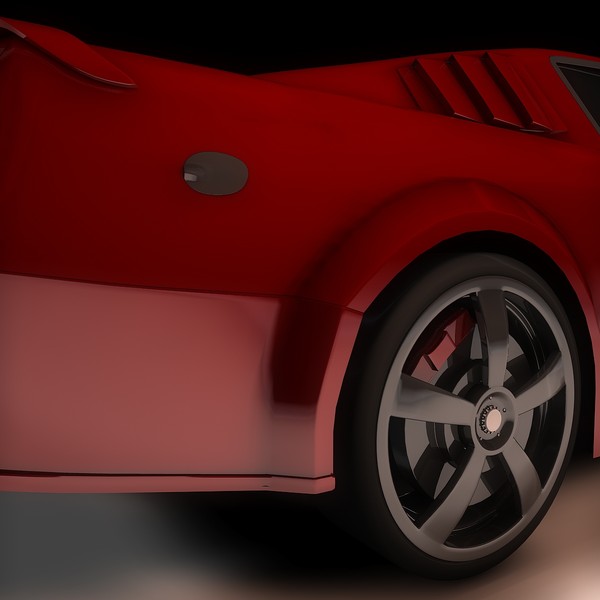 3d model car sport - Mustang Phoenix by KeremGogus