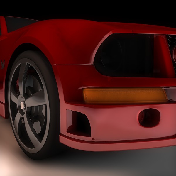 3d model car sport - Mustang Phoenix by KeremGogus