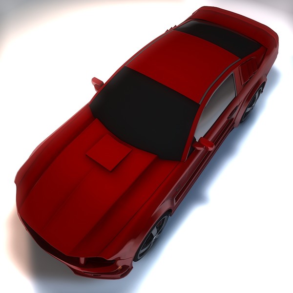 3d model car sport - Mustang Phoenix by KeremGogus