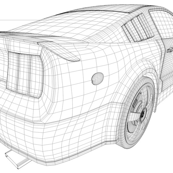 3d model car sport - Mustang Phoenix by KeremGogus