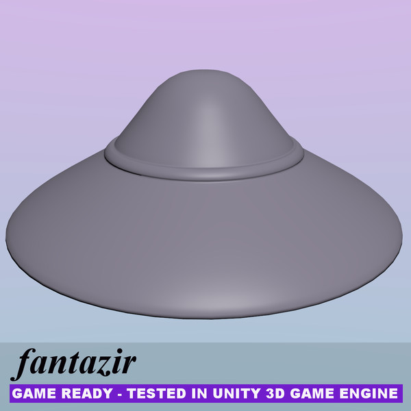 3d hat woman model - Woman Hat by fantazir