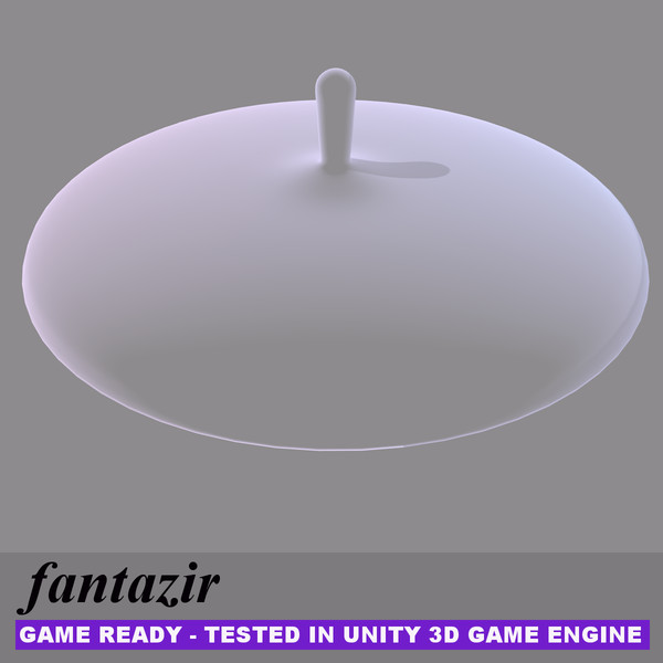 lid tableware glassware 3d model - Pink Lid by fantazir