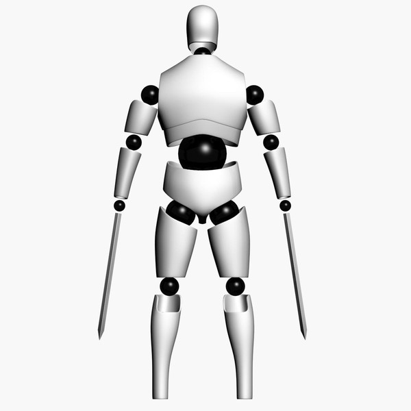 3ds max blade robot white - Blade Robot White by gin3d