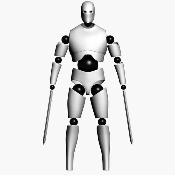 3ds max blade robot white - Blade Robot White by gin3d