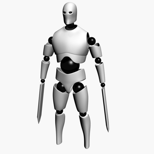 3ds max blade robot white - Blade Robot White by gin3d