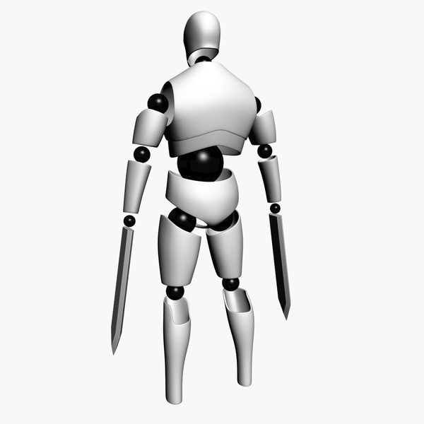 3ds max blade robot white - Blade Robot White by gin3d