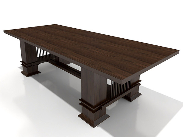 cassina allen 3d model - Cassina Allen table by 3DmakeWork