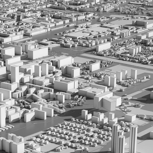 3ds max city zagreb - 3d Zagreb City by ignasius