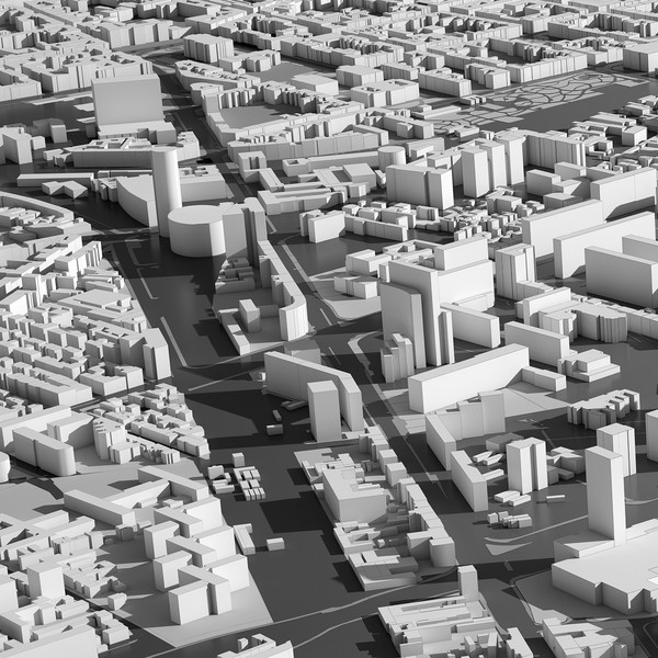 3ds max city zagreb - 3d Zagreb City by ignasius