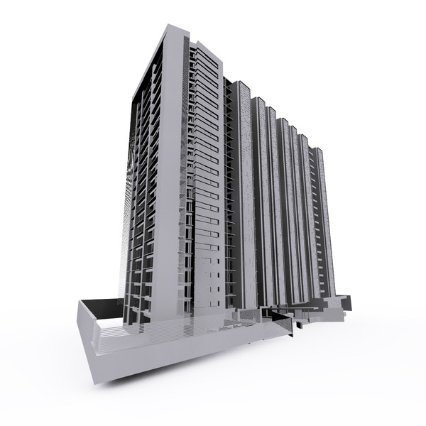 3d architectural 2010 model - BUILDING- HI MAX- 2010 by MotionMediaWorkshop