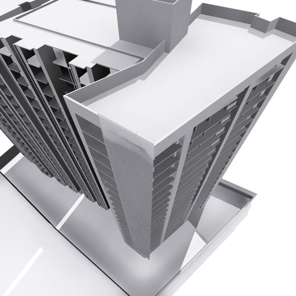 3d architectural 2010 model - BUILDING- HI MAX- 2010 by MotionMediaWorkshop